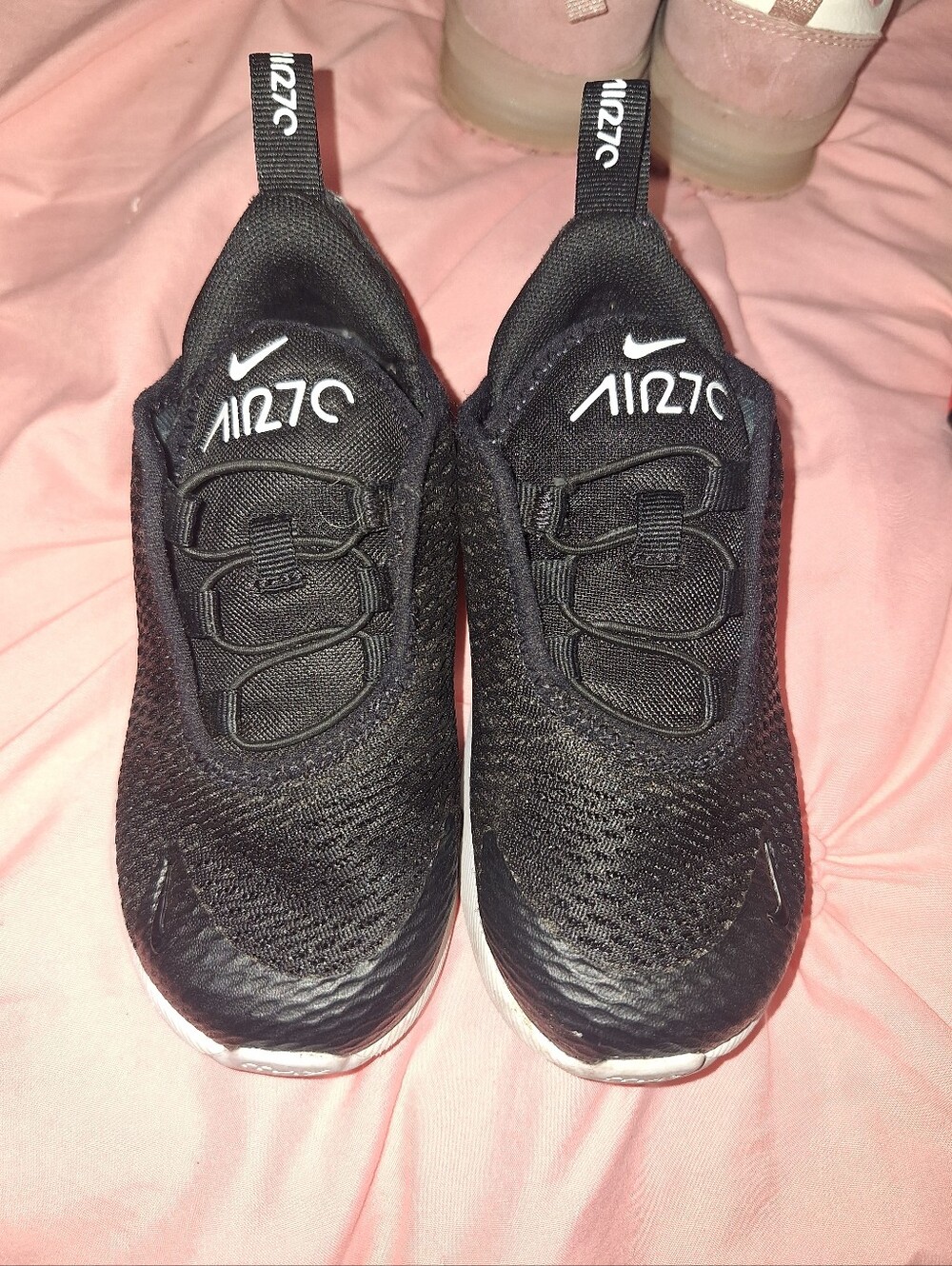 Nike Kids' Air 270 Slip-On Running Shoes - Black